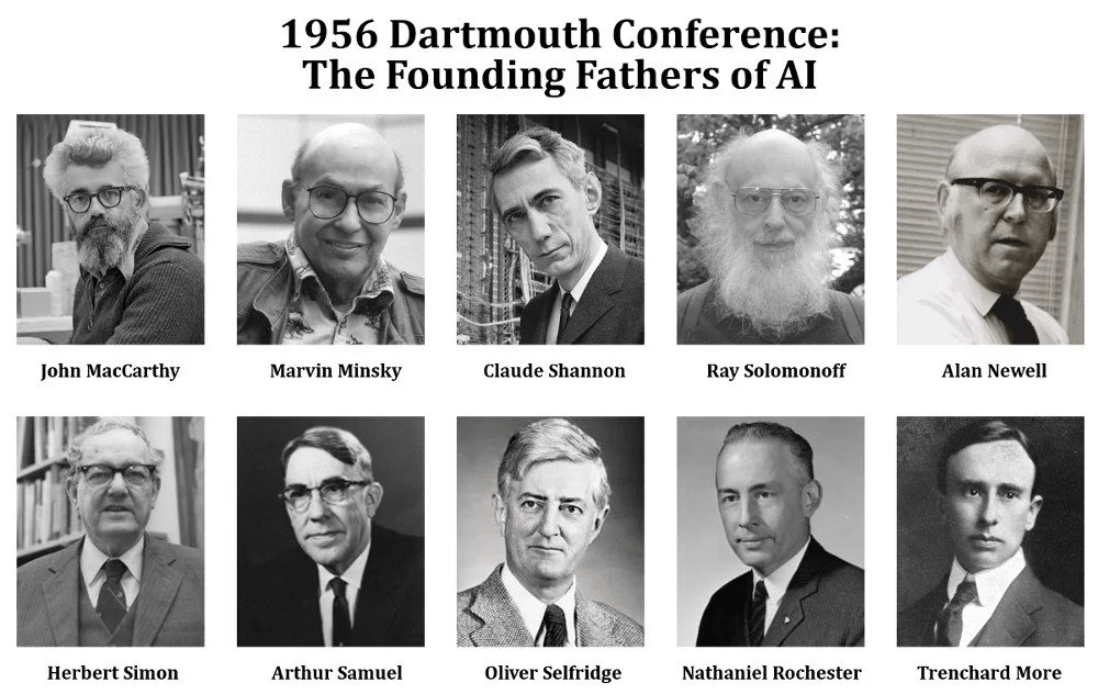 Members who attended 1956 Dartmouth Conference in which father of AI coined the termed AI.